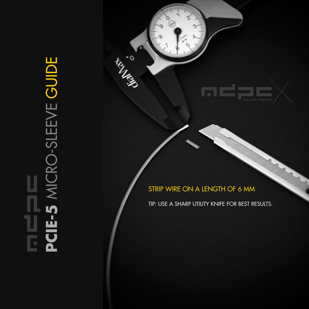 PCIe5 12V2×6 and 12VHPWR custom sleeved cables Sleeving Guide